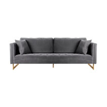 Maklaine Modern Lenox Velvet Modern Sofa Lenox