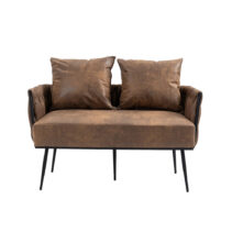 Modern Loveseat Sofa Chair, Upholstered Accent